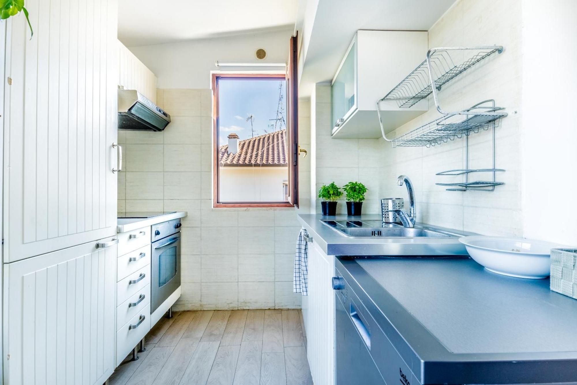 Apartamento Attico Trilocale In Zona Farnesina